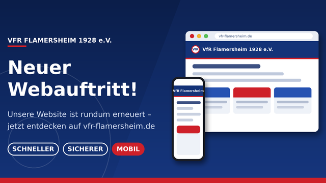 Neuer Webauftritt des VfR Flamersheim