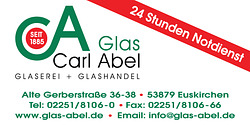 Sponsor: Glas Carl Abel - Glaserei + Glashandel